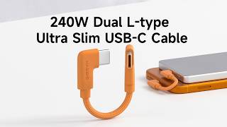 Hagibis Ultra Short Ultra Soft Dual L-Angle Ultra Thin Fast Charging Cable for Power Bank screenshot 4