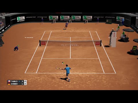 Alejandro Tabilo vs Alexander Zverev ATP Roma 24 AO International Tennis 1080x60 fps