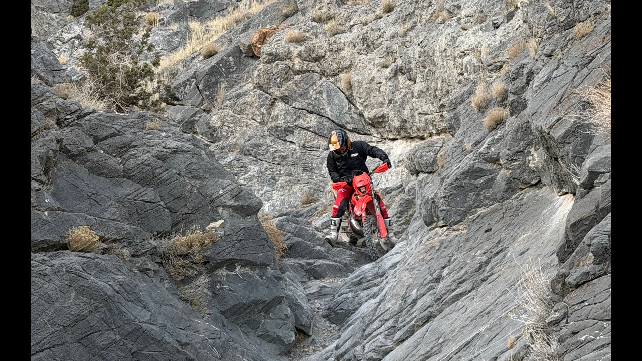 Up Big Steps at the Delle on the x-trainer & found our way down Demon's Canyon (elevator shaft)