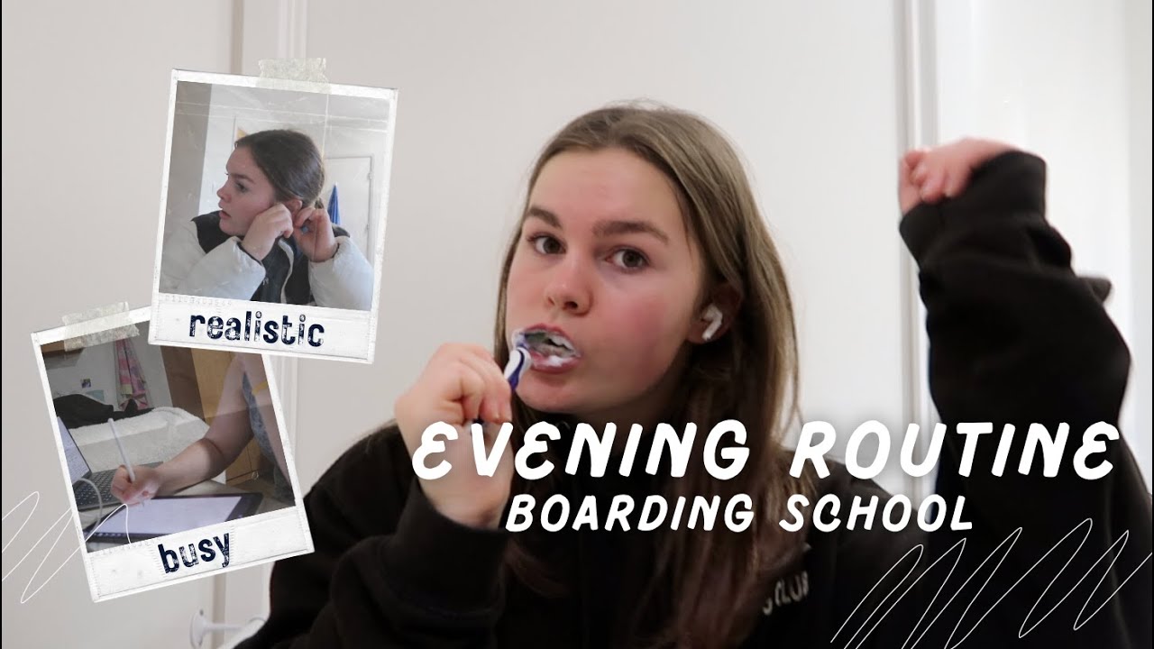 Realistic Evening Routine | Boarding School | Busy | - YouTube