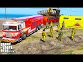 GTA 5 Firefighter Mod HAZMAT Unit Responding To A Train Derailment Crash With Chlorine Leaking