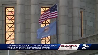 Oklahoma lawmakers head back to state Capitol to discuss relief money in special session