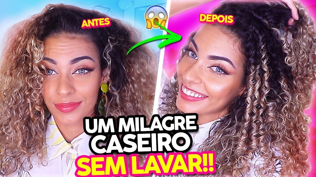 SPRAY CASEIRO: O DAYAFTER PERFEITO sem Lavar de novo! Revitalizando cachos pela manhã