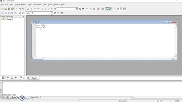 EX1 How to Execute a 8051 ALP in Keil microvision