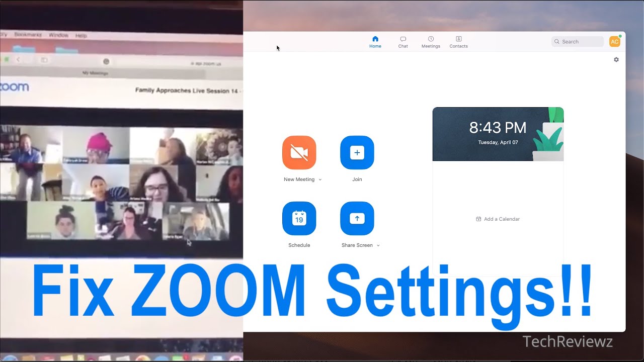 ZOOM Tips Avoid "Poor Jennifer" Camera Situation YouTube
