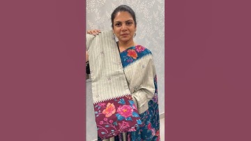 Semi Tussar Sarees | TTDS989 | templedesigner.com | #saree #tussarsaree #music #onlinesaree