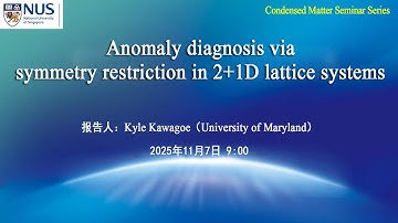 Anomaly diagnosis via symmetry restriction in 2+1D lattice systems