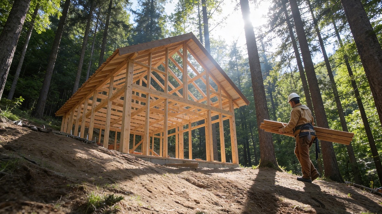 I Built My Dream Home in the Mountains in 60 Days