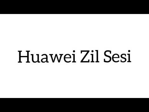 Huawei Zil Sesi (P30 Pro, P smart 2019 müzikleri) isimli mp3 dönüştürüldü.