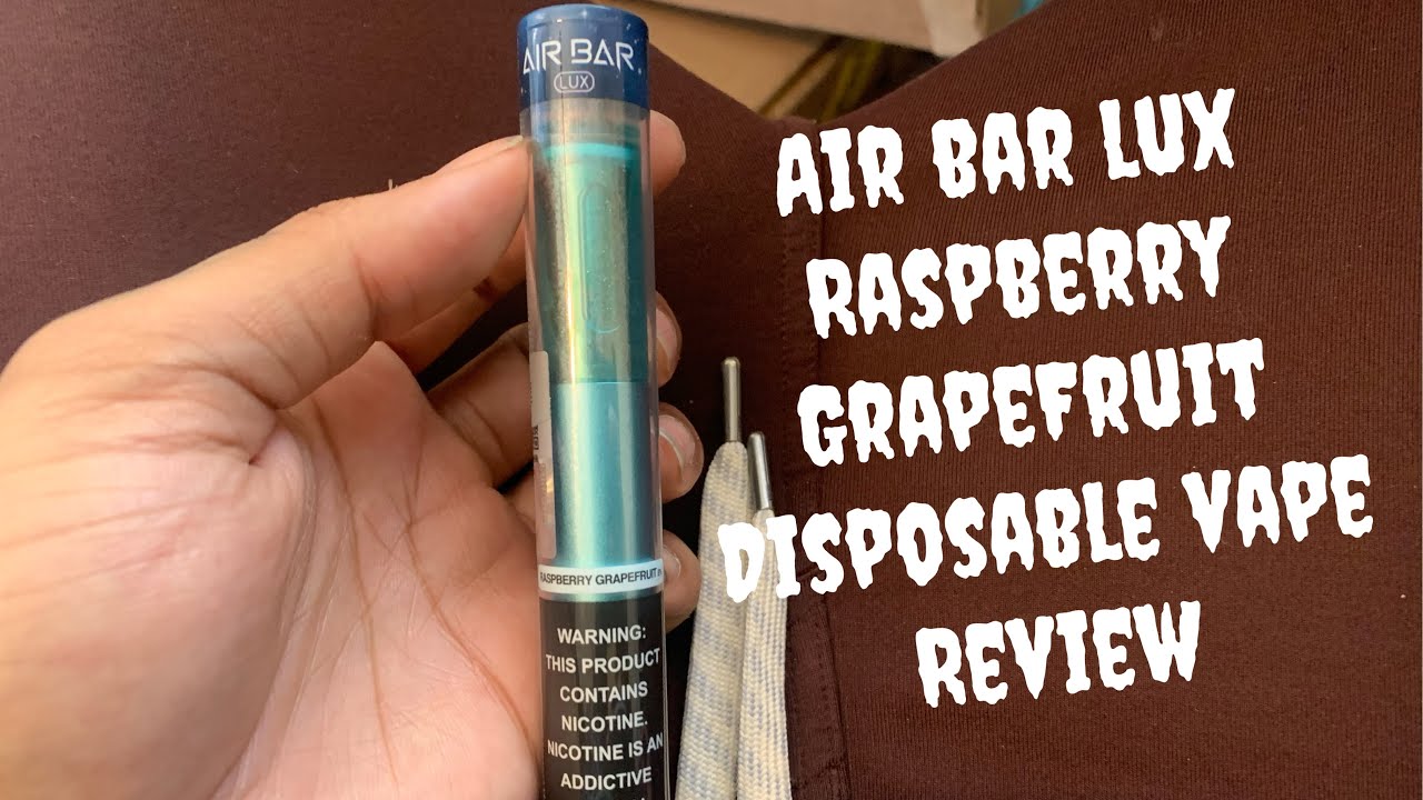SUORIN AIR BAR LUX RASPBERRY GRAPEFRUIT DISPOSABLE VAPE REVIEW 5% 👍