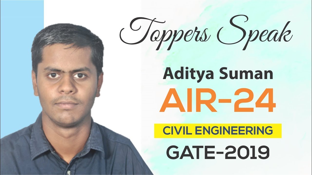 GATE 2019 Topper | Aditya Suman (CE, AIR-24) | MADE EASY Student | Toppers Speak