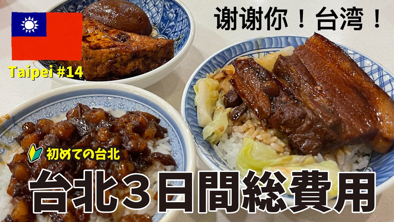 初めての台北🇹🇼費用を抑えたい方必見‼️3日間でかかった総費用✈️💰【台北 14】
