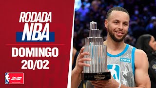 CURRY ACERTA 16 BOLAS DE TRÊS E FAZ 50 PONTOS EM UM ALL-STAR GAME HISTÓRICO! - RODADA NBA 20/02