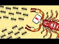 GIANT Scorpion Ambushes My HUGE Ant Army in Pocket Ants