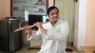 Sj Prasanna Playing  Ek Ajnabi Haseena Se On Flute  Accordion  Harmonica 09243104505