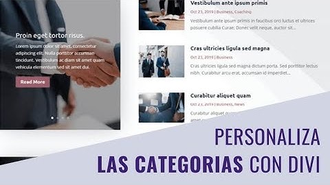 Cómo Personalizar las Categorías de WordPress con Divi