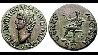 Дупондий , 41 - 42 н.э., Клавдий, Римская Империя, Claudius, Dupondius, 41 - 42 AD
