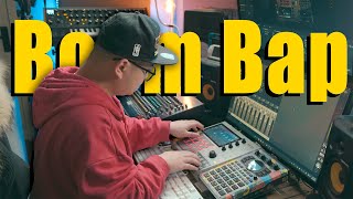 When the Moog hits, the beat goes Live - MPC One Boom bap Beat Makin