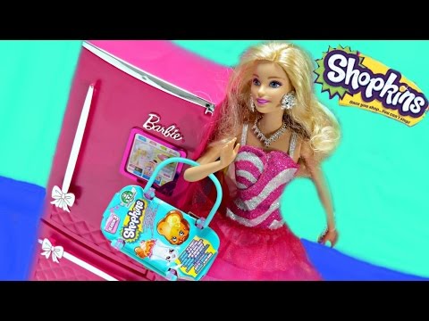 Barbie Glam Refrigerator Dreamhouse Review Shopkins Surprise