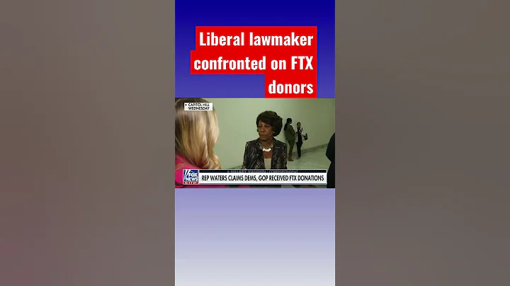 Fox News presses Maxine Waters on FTX donations #s...