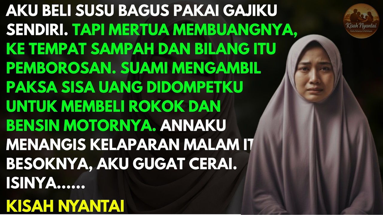 SUSU ANAKKU DIBUANG MERTUA KARENA DIANGGAP MAHAL, SUAMI AMBIL PAKSA UANG BELANJA UNTUK....