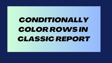 How to create conditional color row on classic report in oracle apex- Coding Academy