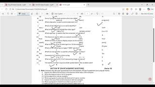 Class 12 Computer Science | Govt. Dehli College | Prelium Paper 2026 | Sindh Text Board @CSC1232