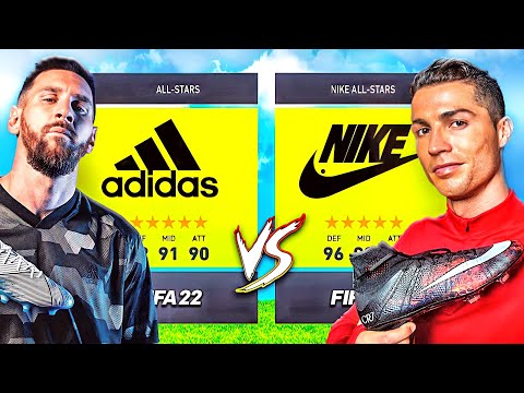 NIKE x ADIDAS no FIFA 22 !!! 👟