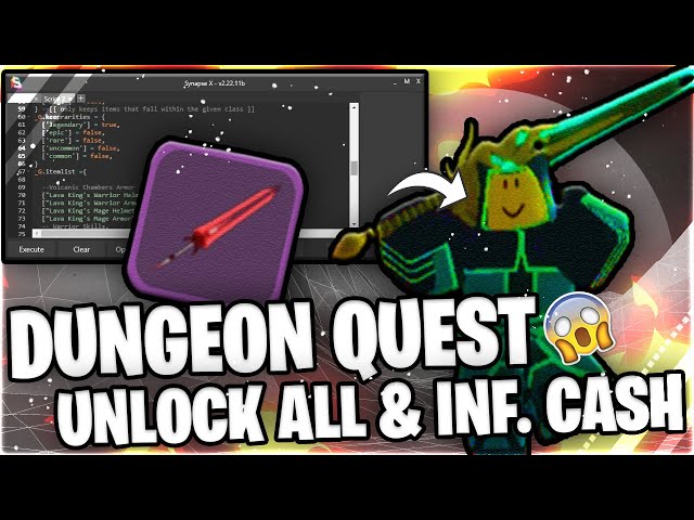 ke3) Dungeon Quest Script Roblox Hack (AutoFarm) Download 2023 2023 - New  Undetected Version (gg9i - Collection