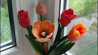 видео: ТЮЛЬПАН ИЗ ХОЛОДНОГО ФАРФОРА (TULIP cold porcelain) картинка: ТЮЛЬПАН ИЗ ХОЛОДНОГО ФАРФОРА (TULIP cold porcelain)