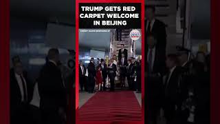 WATCH: TRUMP LANDS IN CHINA: Red Carpet Arrival for U.S. President! | Times Now World