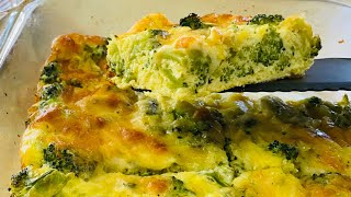 Crustless Broccoli Quiche Recipe | keto Recipe