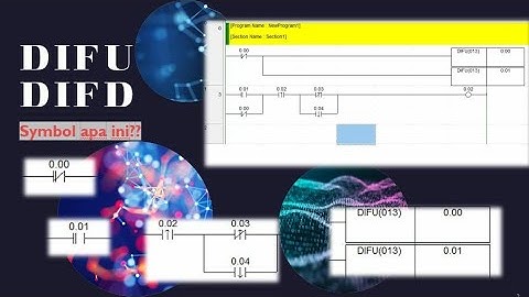 BELAJAR INSTRUKSI DIFU & DIFD | TUTORIAL PROGRAM PLC | Cx-programmer