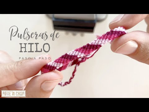 Video: Cómo hacer una pulsera de amistad con rayas de caramelo (con imágenes)