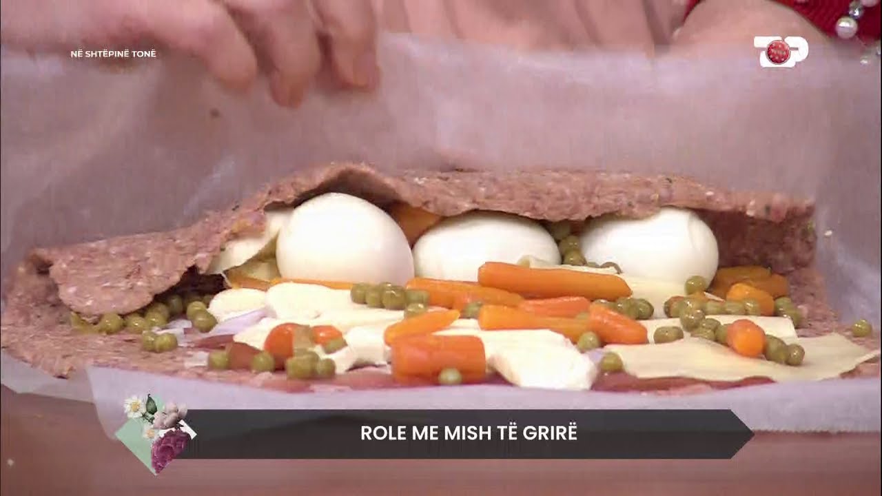 Receta nga Linda Fishta: Role me mish të grirë - Në Shtëpinë Tonë