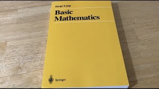 Basic Mathematics by Serge Lang screenshot 2