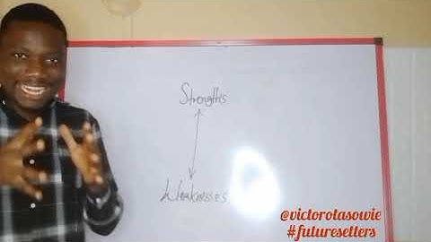 DISCOVER YOUR STRENGTHS AND WEAKNESSES II VICTOR OTASOWIE