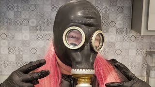 Black Soviet Russian Military GP-5 Tambov Ghost 👻 Gas Mask Unboxing Show and Tell!