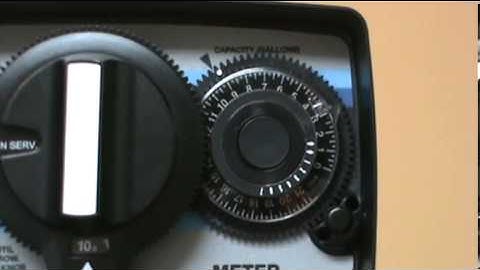 Fleck 5600 Econominder: Getting to know your water softener