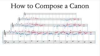 How to Compose a Canon || Imitative Counterpoint 1