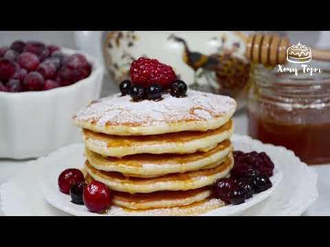ПАНКЕЙКИ на Кефире - Самый ПРОСТОЙ Рецепт Вкусного Завтрака. Как сделать панкейки на кислом молоке