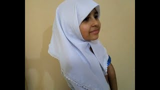 Scarf Cutting And Sching School Scarf Triangle Scarfhijab