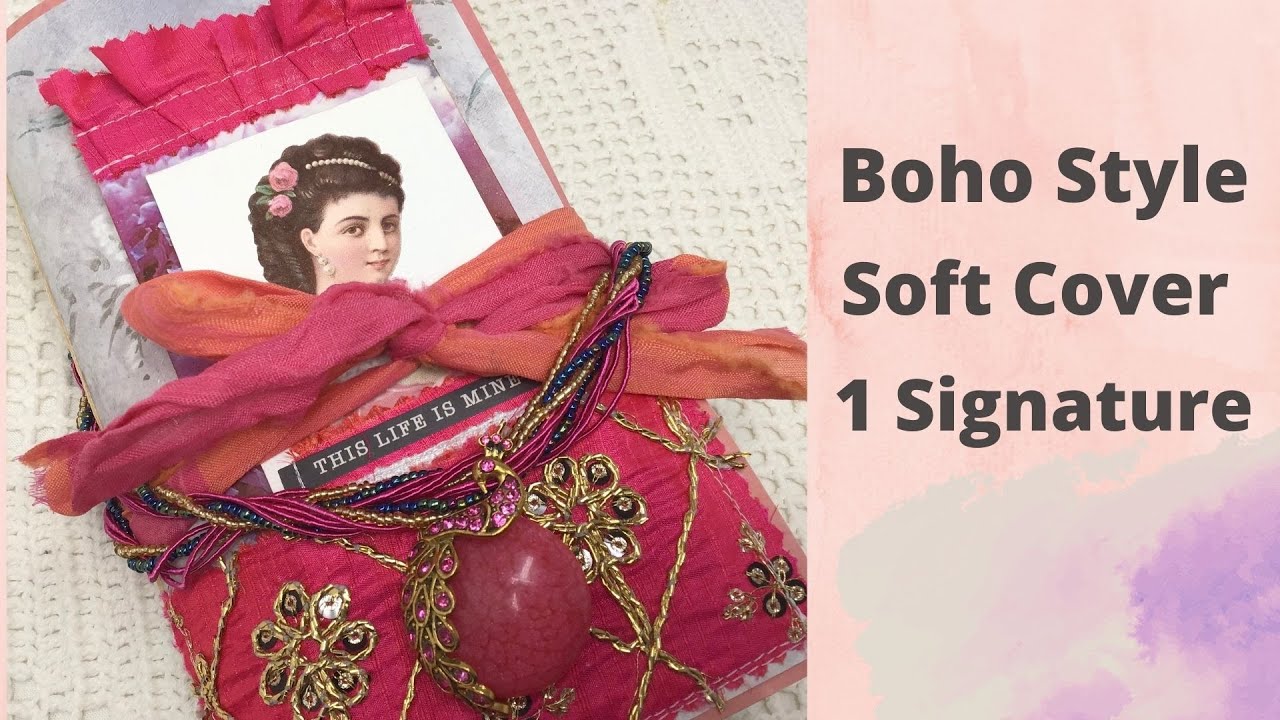 (Sold) Garden Boho Traveler's Junk Journal  Handmade Journal