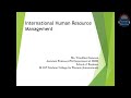 Staffing Policy and Business Practices in U.S., Japan and Europe - Ms. Vinodhini Ganesan