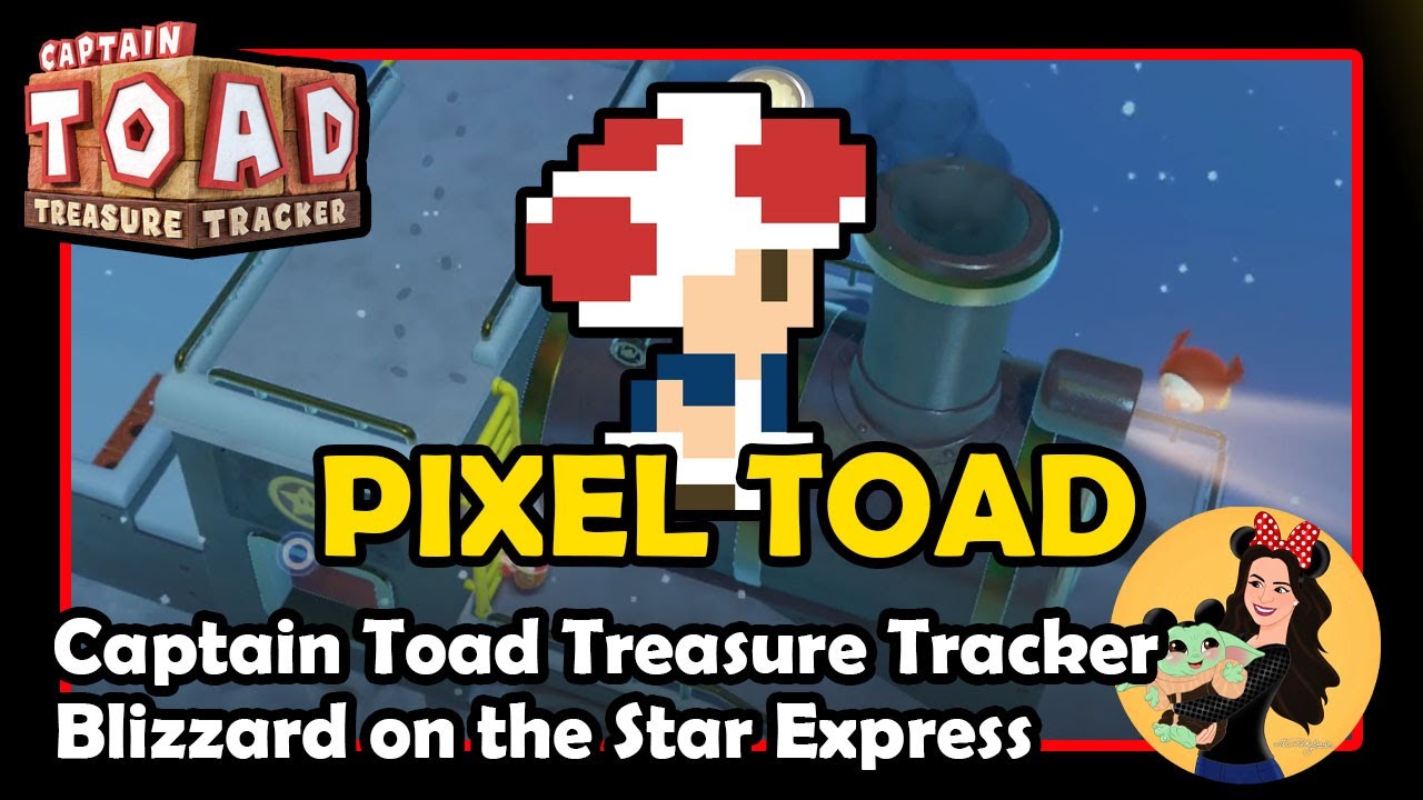 BLIZZARD ON THE STAR EXPRESS PIXEL TOAD (Episode 1 Level 17 (1-17