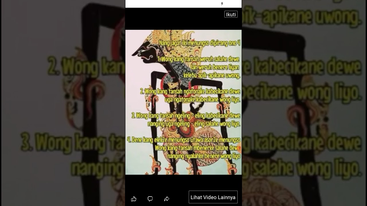 Story WA Ki Seno Nugroho pitutur becik Prabu Kresna YouTube