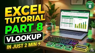 Excel tutorial for beginners in Hindi | Vlookup in excel | How to use Vlookup in Excel | Part 8