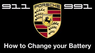 How to Change your Porsche 911 991 Battery... With a Surprising Twist!