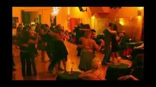 Tango Social Dancing To A Milonga In Napoli, January 2014 Salon Baires