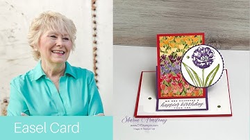 🔴 Easel Card: A Great Way To Show Off Those Beautiful Designer Papers!